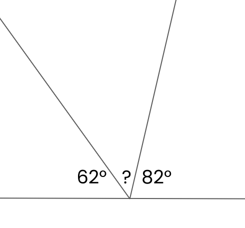 angles on a straight line